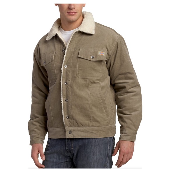 Dickies Other - Dickies Sherpa Lined Corduroy Trucker Work Jacket